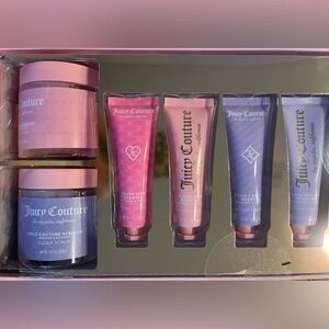 Juicy Couture Pink and Purple Self Care Set New In Box